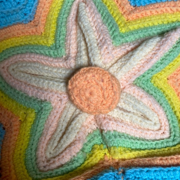 Vintage 70s Pillow Cover - Picture 2 of 3